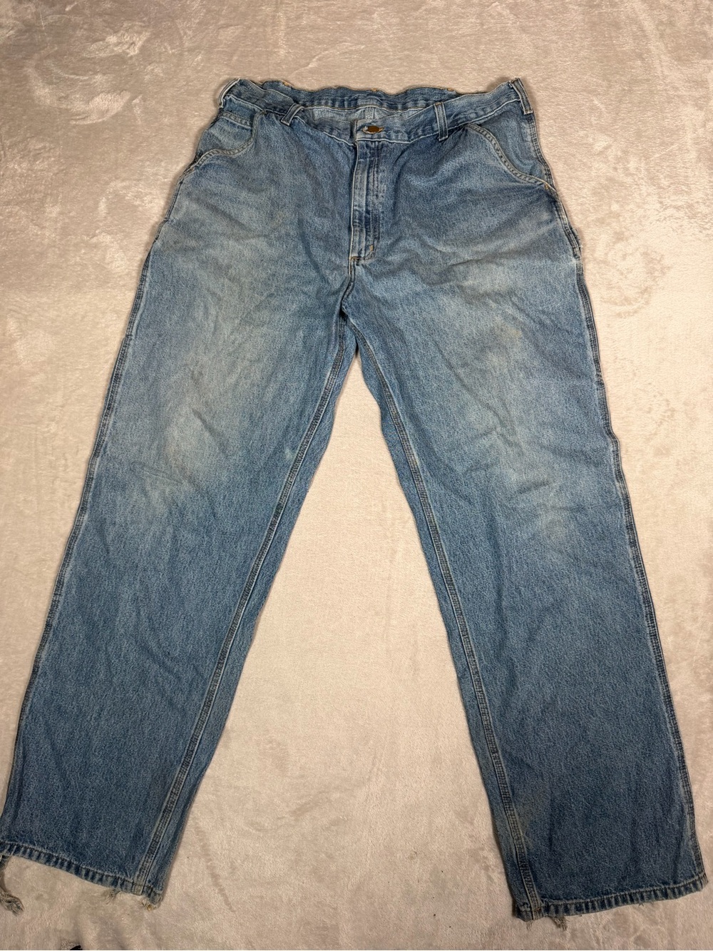 Carhartt Men's Light Blue Relaxed Jeans